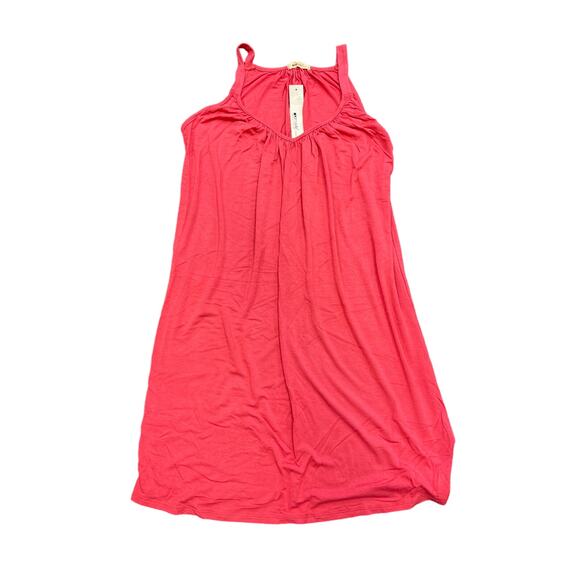 LAmade Dresses & Skirts - LA Made Maternity Pink V Neck Tank Mini Dress Size S NWT